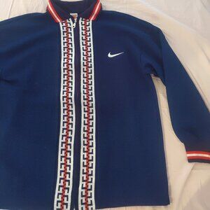 Vtg Nike Collared Zip Light Sweater